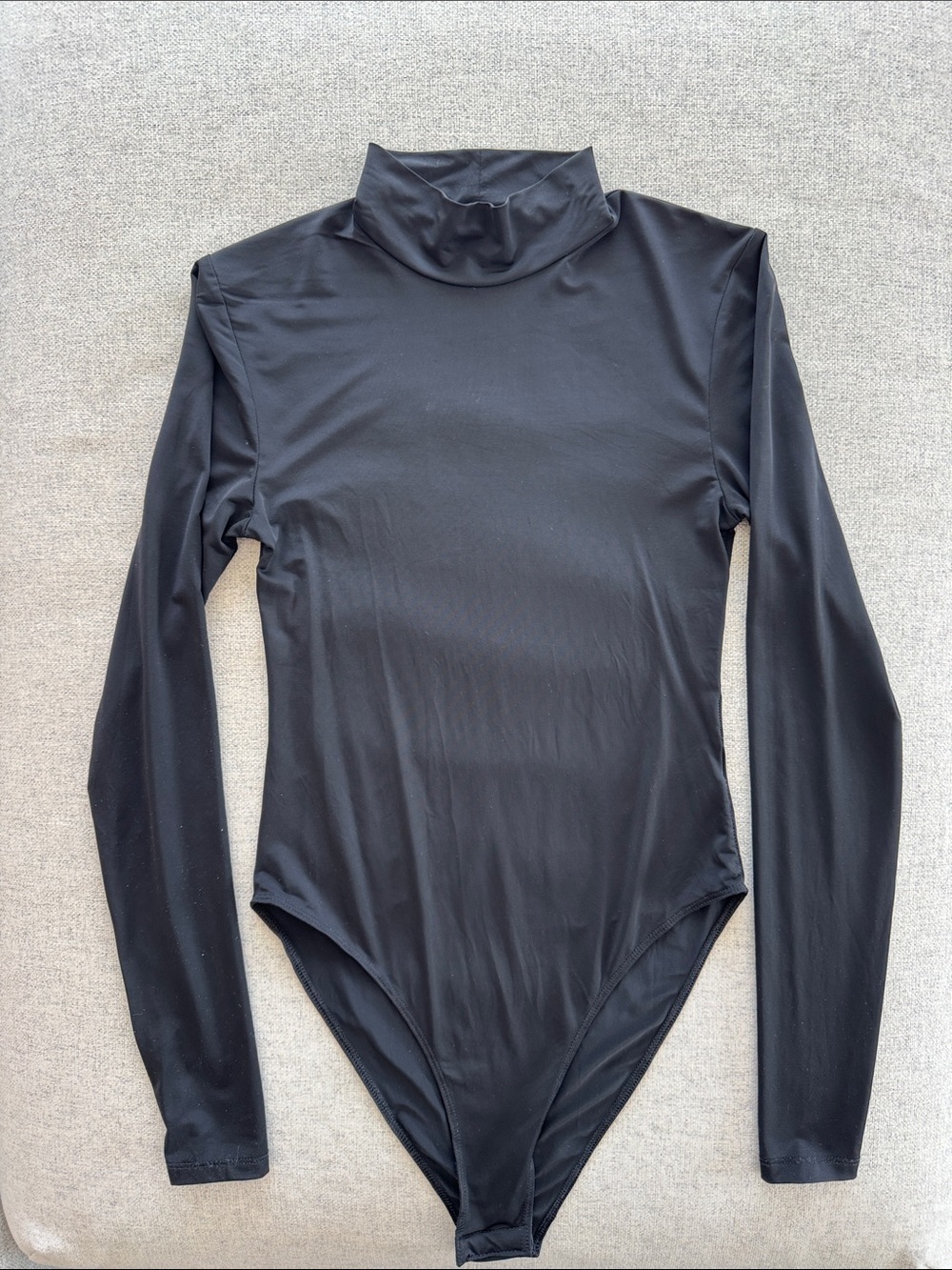 Zara Black Long Sleeve Turtleneck Bodysuit - Picture 2 of 4